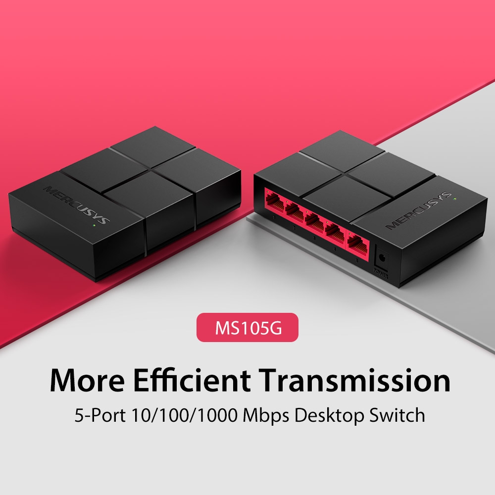 Mercusys Switch 5 Ports 10/100/1000 [ MS105G ]