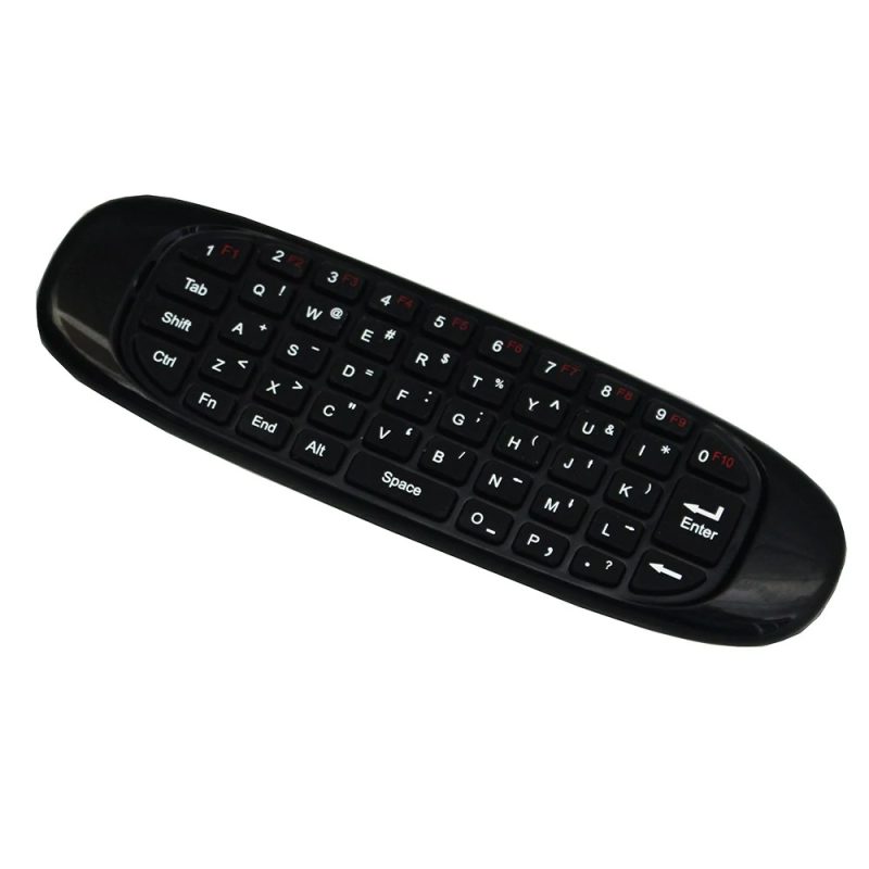 Air mouse with gyroscope , qwerty keyboard { wireless connectivity - compact slim design - built in rechargeable battery - Arabic language supported - Amman Jordan - Pccircle 