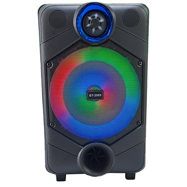 Bluetooth speaker - USB , TF card , Mic in and AUX in support - Radio mode - 20w max - corded microphone is included - BT-2069 - amman - jordan - pccircle
