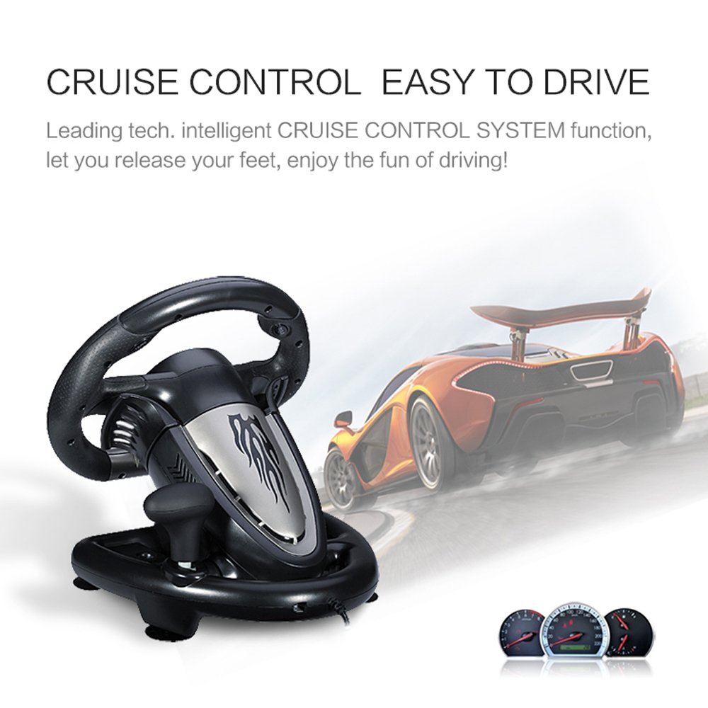 PXN 90/180 Degree Gaming Steering Wheel [ PXN V3 Pro ]