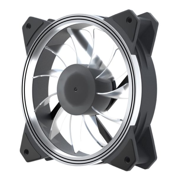 ORICO Case Fan RGB Loops 120*120*25MM 4+3Pin - ORICO-CSF-6LD-BK-BP