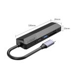 ORICO Type-C Multifunctional 6-in-1 Type-C Docking Station ORICO-MDK-6P