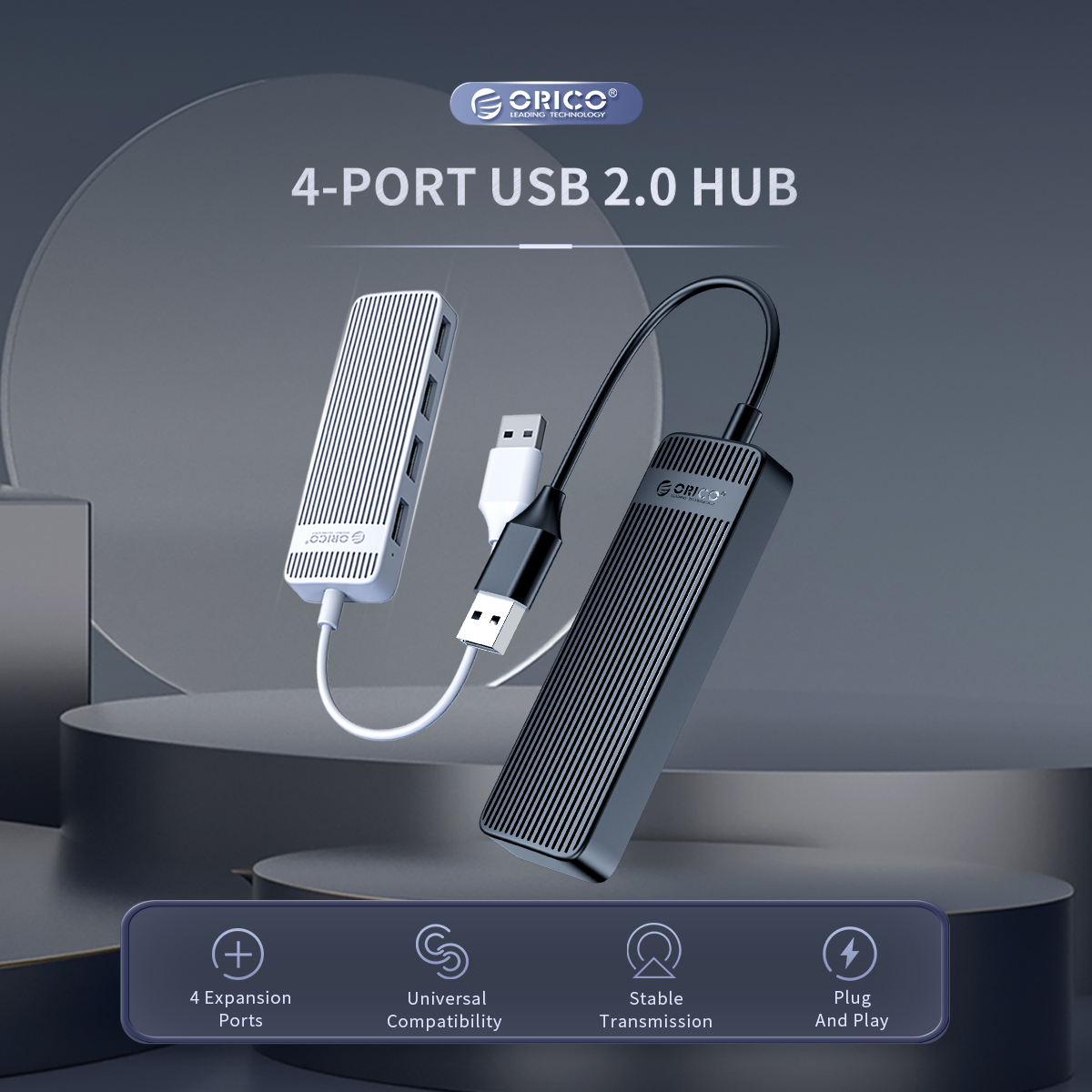 ORICO USB2.0 Hub 4 Port ORICO-FL02
