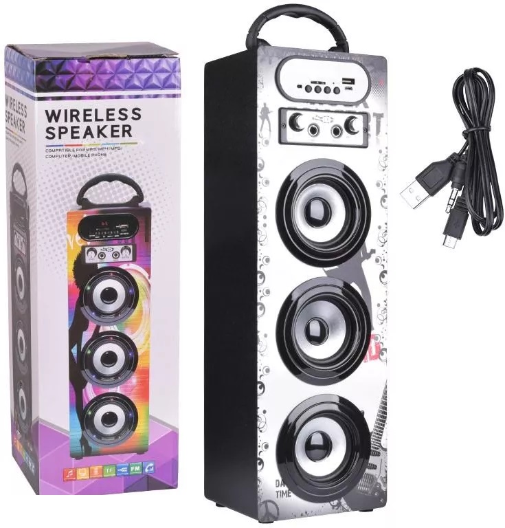 Portable Bluetooth SPEAKER { USB , TF card , FM supports / up to 15W Output Power / LED screen display } [ KBQ 01 - 07 ] - Amman Jordan - Pccircle