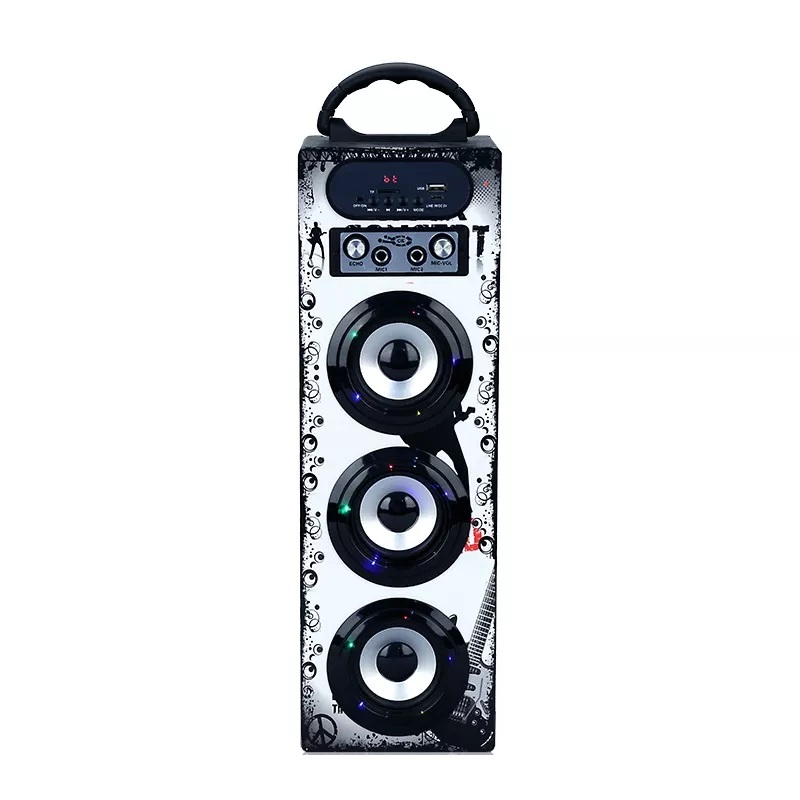 Portable Bluetooth SPEAKER { USB , TF card , FM supports / up to 15W Output Power / LED screen display } [ KBQ 01 - 07 ] - Amman Jordan - Pccircle