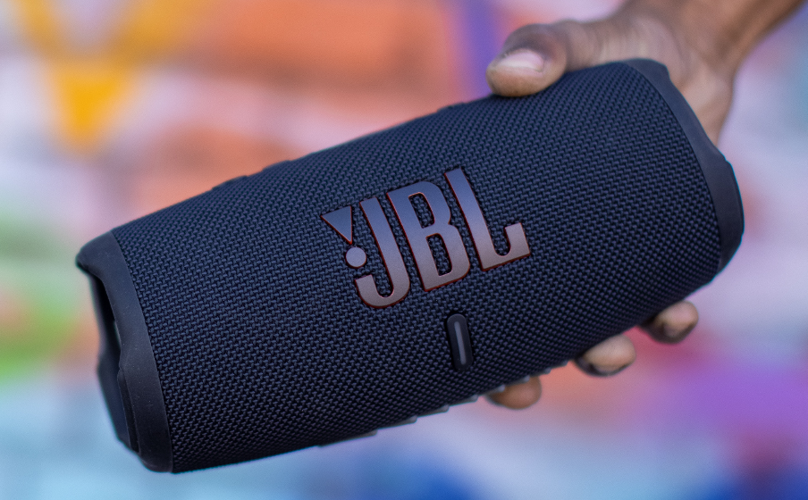 JBL charge 5 portable speaker - Bluetooth 5.1 - built in power bank - up to 20 hours play time - IP67 Waterproof - black color - JBLCHARGE5BLKAM - Pccircle - Amman JORDAN
