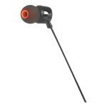 JBL Tune 110 (JBL Pure Bass sound / 1-button remote with microphone / 3.5mm AUX Cable / Black) [ JBLT110BLKAM ]