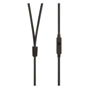 JBL Tune 110 (JBL Pure Bass sound / 1-button remote with microphone / 3.5mm AUX Cable / Black) [ JBLT110BLKAM ]