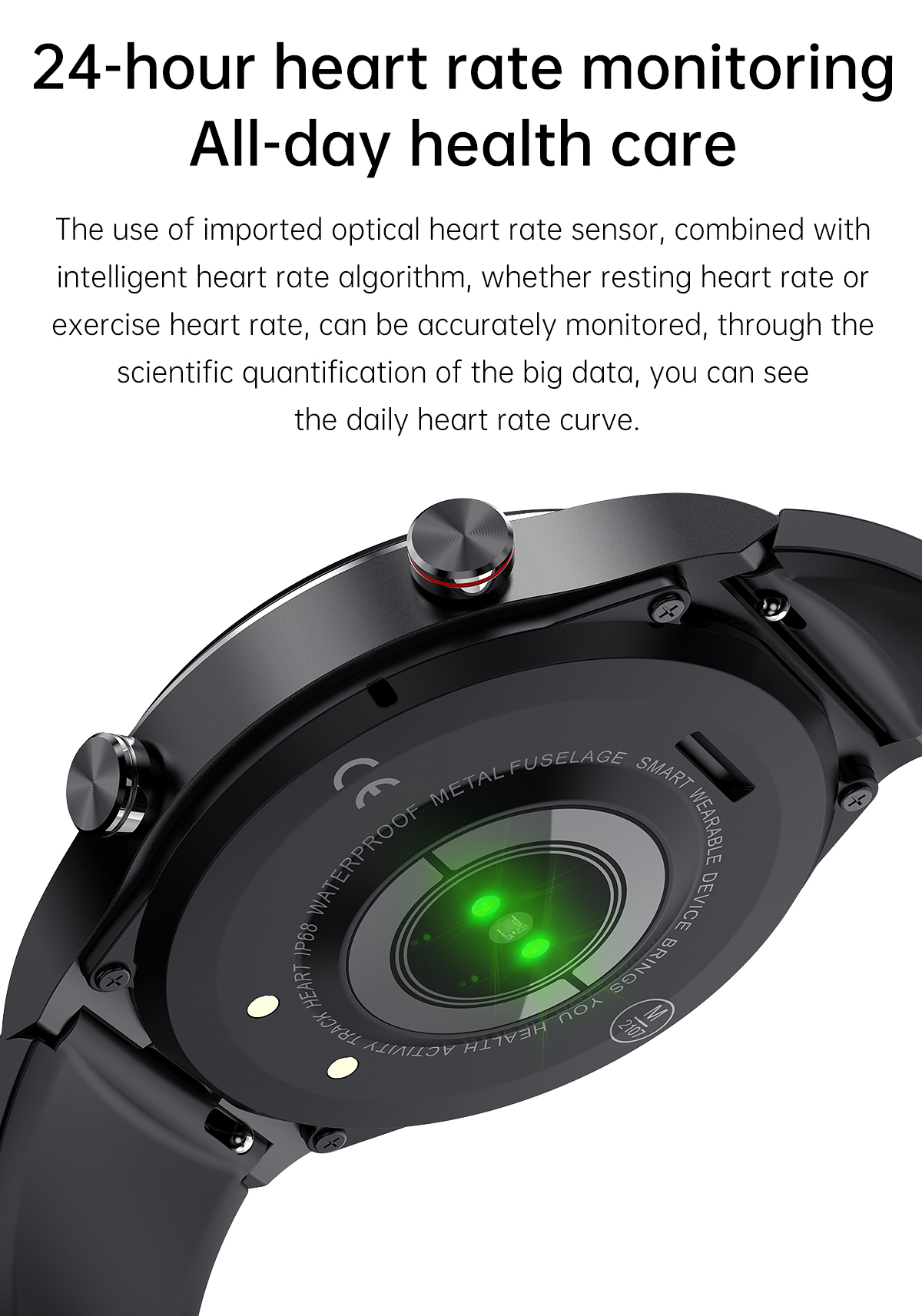 Smart watch SK8 Plus - 1.28-inch IPS - 230mAh battery-capacity - IP68 waterproof - Bluetooth 5.1 - standby up to three days - black steel strap - Amman Jordan - Pccircle