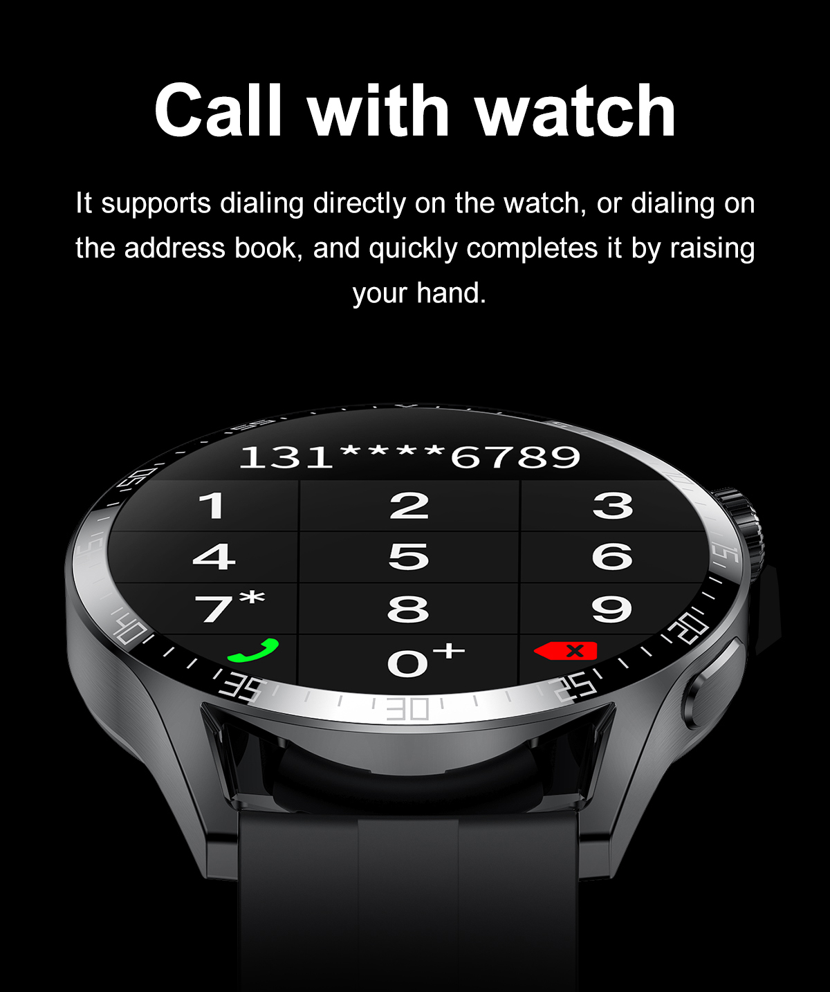 Smart watch H40 - 1.28-inch IPS - 230mAh battery-capacity - IP68 waterproof - Bluetooth 5.1 - standby up to two days - silver steel strap - Amman Jordan - Pccircle