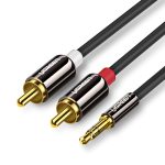 UGREEN AV116 3.5mm Male to 2 RCA Male Cable-1.5M