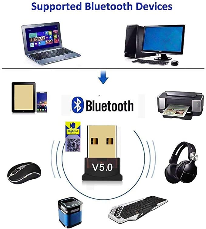 compatible Bluetooth USB V5.0