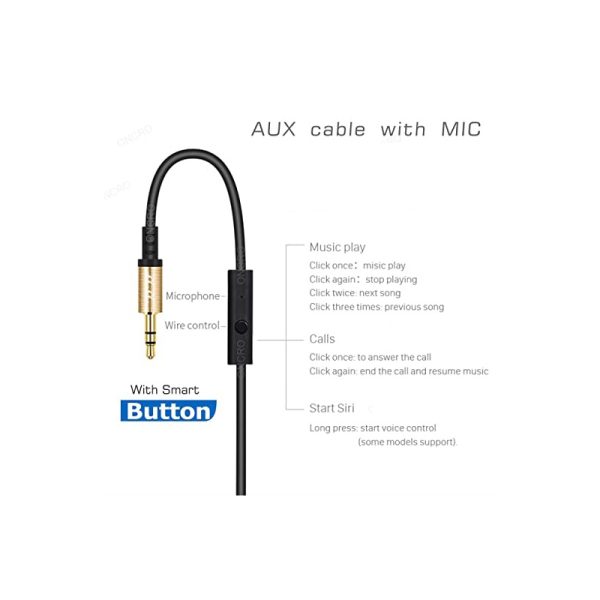 AUX Cable With Microphone