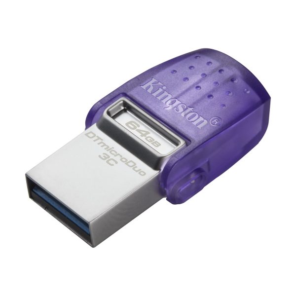Kingston 64GB Dual interface USB Type-C and Type-A USB 3.2 Gen 1 200MB/s Read - [ DTDUO3CG3/64GB ]