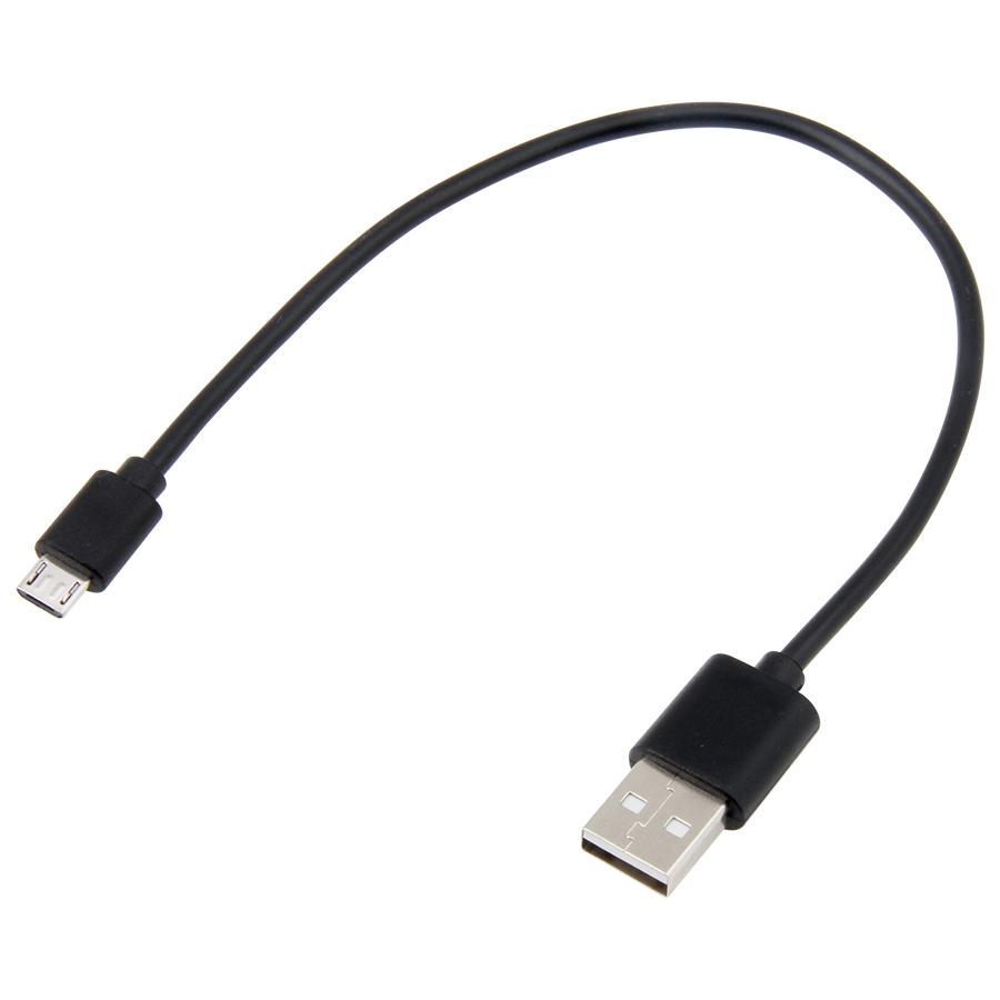 High Quality 25cm Short Micro USB Cable Sync Data Fast Charging Charger Cord Wire