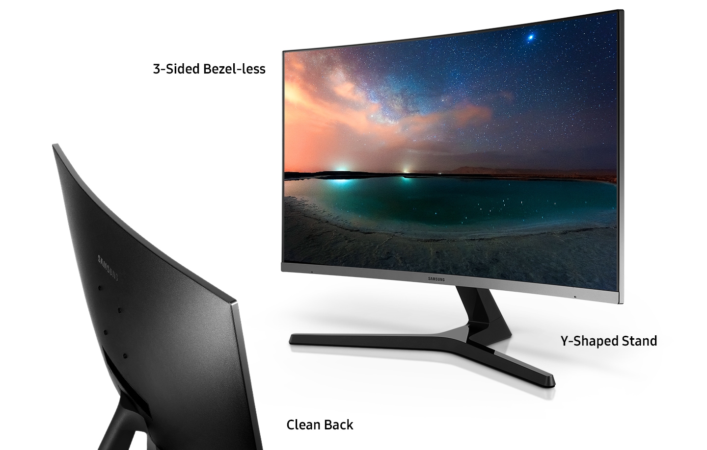 Samsung 32" Curved Monitor - Full HD Resolution - 75Hz Refresh Rate - VA Panel Type - LC32R500FHM - Amman Jordan - Pccircle