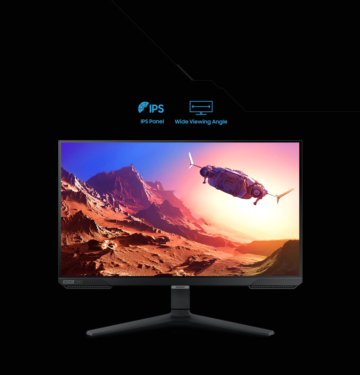 SAMSUNG odyssey G4 monitor - 25" Screen Size - FULL HD Resolution - 240Hz refresh rate - IPS Panel Type - 1ms response time - LS25BG402EMXUE - Amman Jordan - Pccircle