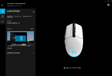 Logitech G203 LIGHTSYNC Wired RGB Gaming Mouse (6-Button / Blue) [ 910-005792 ]