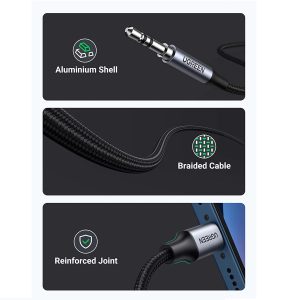 Ugreen iphone Lightning to 3.5mm Male Aux Cable - Image 2