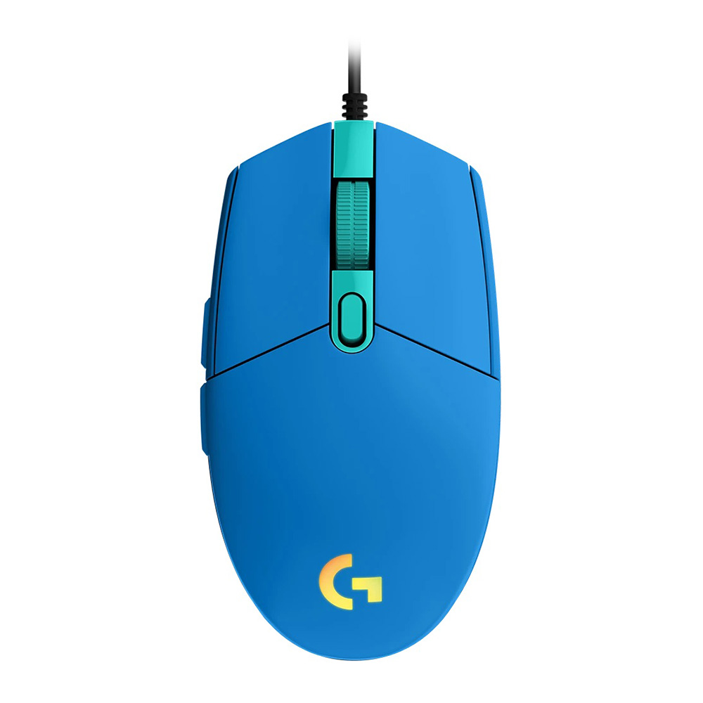 Logitech G203 LIGHTSYNC Wired RGB Gaming Mouse (6-Button / Blue) [ 910-005792 ]