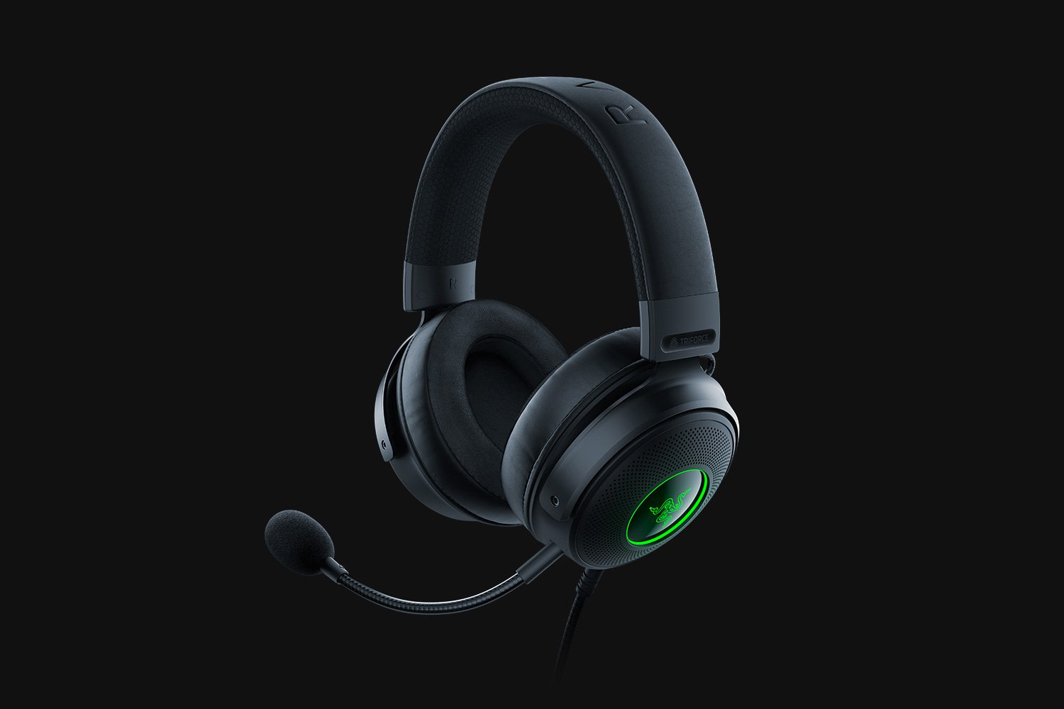 Razer Kraken V3 Wired USB Headset - TriForce Titanium - THX Spatial Audio - Chroma RGB - RZ04-03770200-R3M1 - Amaan Jordan - Pccircle