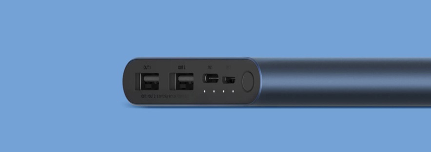 Xiaomi Mi Power Bank 3 - 18W Fast Charge - 10000mAh capacity - LED battery indicator - VXN4274GL - Amman Jordan - Pccircle