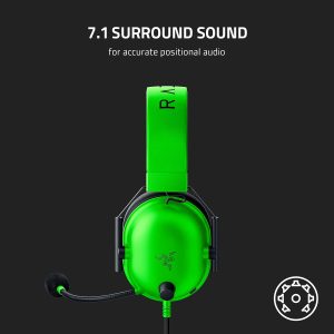Razer-BlackShark V2 green X RZ04-03240100-R3M1