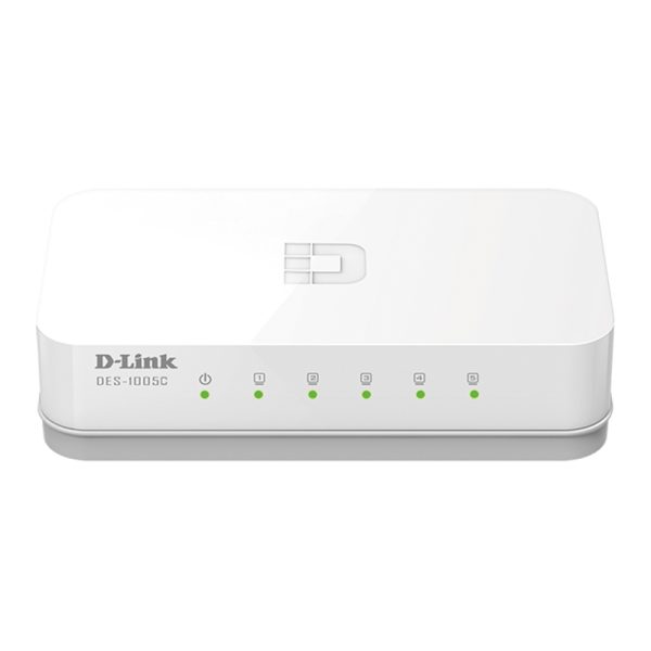 D-Link 5-Port 10/100 Mbps Unmanaged Desktop Switch [ DES-1005C ]