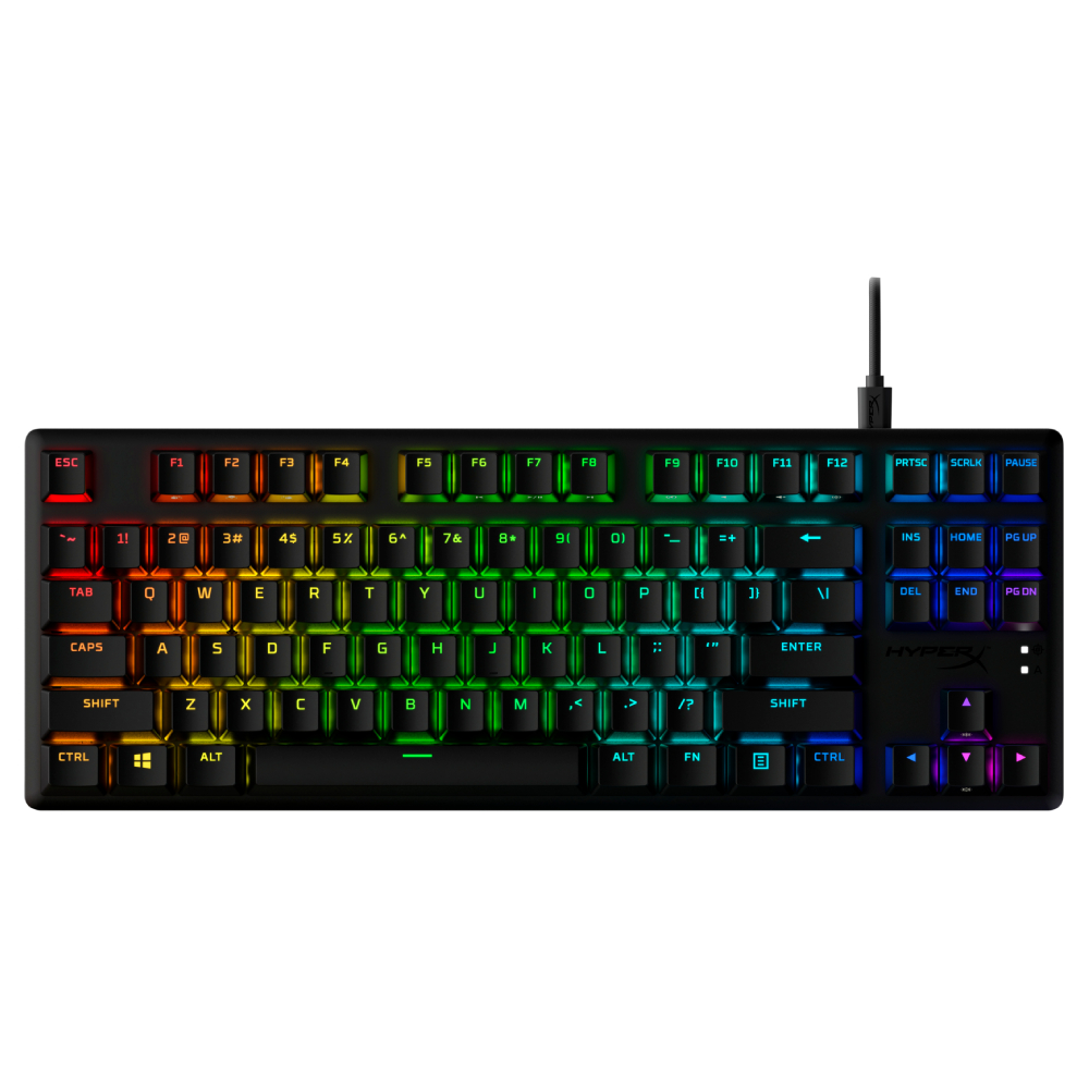 HyperX Alloy Origins Core PBT HX Red Mechanical Gaming Keyboard - Aircraft-grade aluminum body - 639N7AA - Amman Jordan - Pccircle