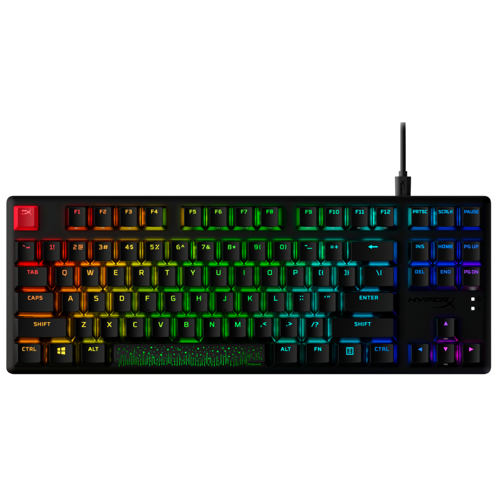 HyperX Alloy Origins Core PBT HX Red Mechanical Gaming Keyboard - Aircraft-grade aluminum body - 639N7AA - Amman Jordan - Pccircle