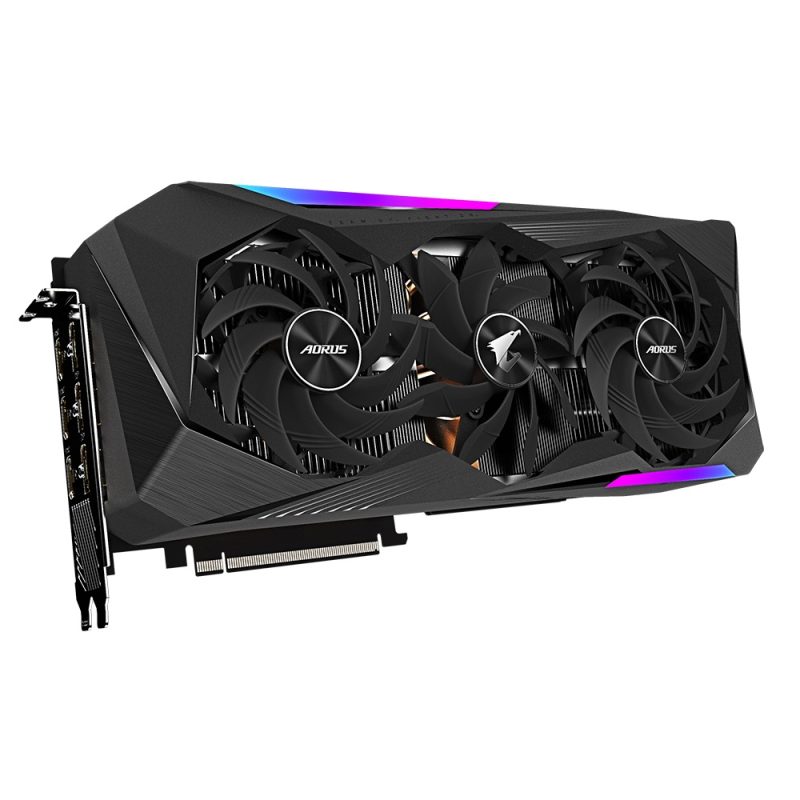 GIGABYTE Aorus RTX 3070 Ti master 8GB - 3-fans - 6144 CUDA Cores - RGB Fusion 2.0 - 8GB GDDR6X VRAM - GV-N307TAORUS M-8GD -Amman Jordan - Pccircle