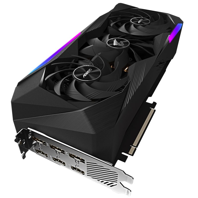 GIGABYTE Aorus RTX 3070 Ti master 8GB - 3-fans - 6144 CUDA Cores - RGB Fusion 2.0 - 8GB GDDR6X VRAM - GV-N307TAORUS M-8GD -Amman Jordan - Pccircle