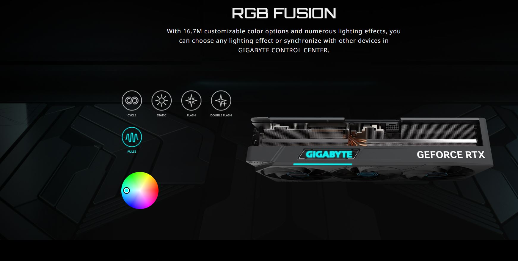 GIGABYTE GeForce RTX 4080 16GB EAGLE OC - 16GB GDDR6X VRAM - 3-fans - 3- DP ports and one HDMI port - RGB FUSION - Amman Jordan - Pccircle