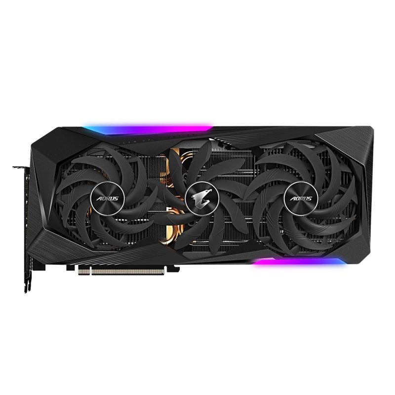 GIGABYTE Aorus RTX 3070 Ti master 8GB - 3-fans - 6144 CUDA Cores - RGB Fusion 2.0 - 8GB GDDR6X VRAM - GV-N307TAORUS M-8GD -Amman Jordan - Pccircle