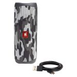 JBL Flip 5 Portable Waterproof Wireless Bluetooth Speaker - Black Camo [ JBLFLIP5BCAMOAM ]