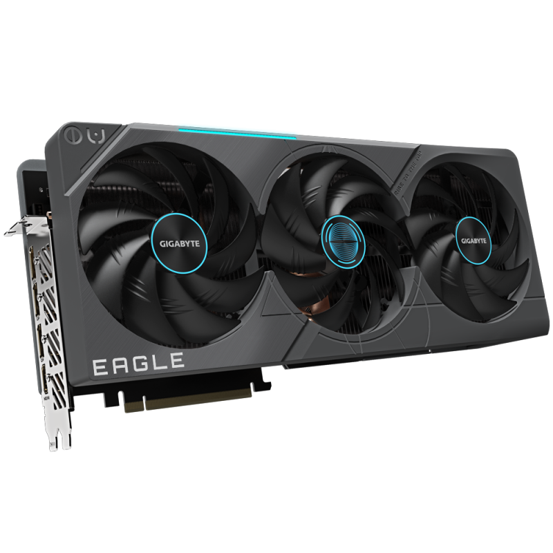 GIGABYTE GeForce RTX 4080 16GB EAGLE OC - 16GB GDDR6X VRAM - 3-fans - 3- DP ports and one HDMI port - RGB FUSION - Amman Jordan - Pccircle