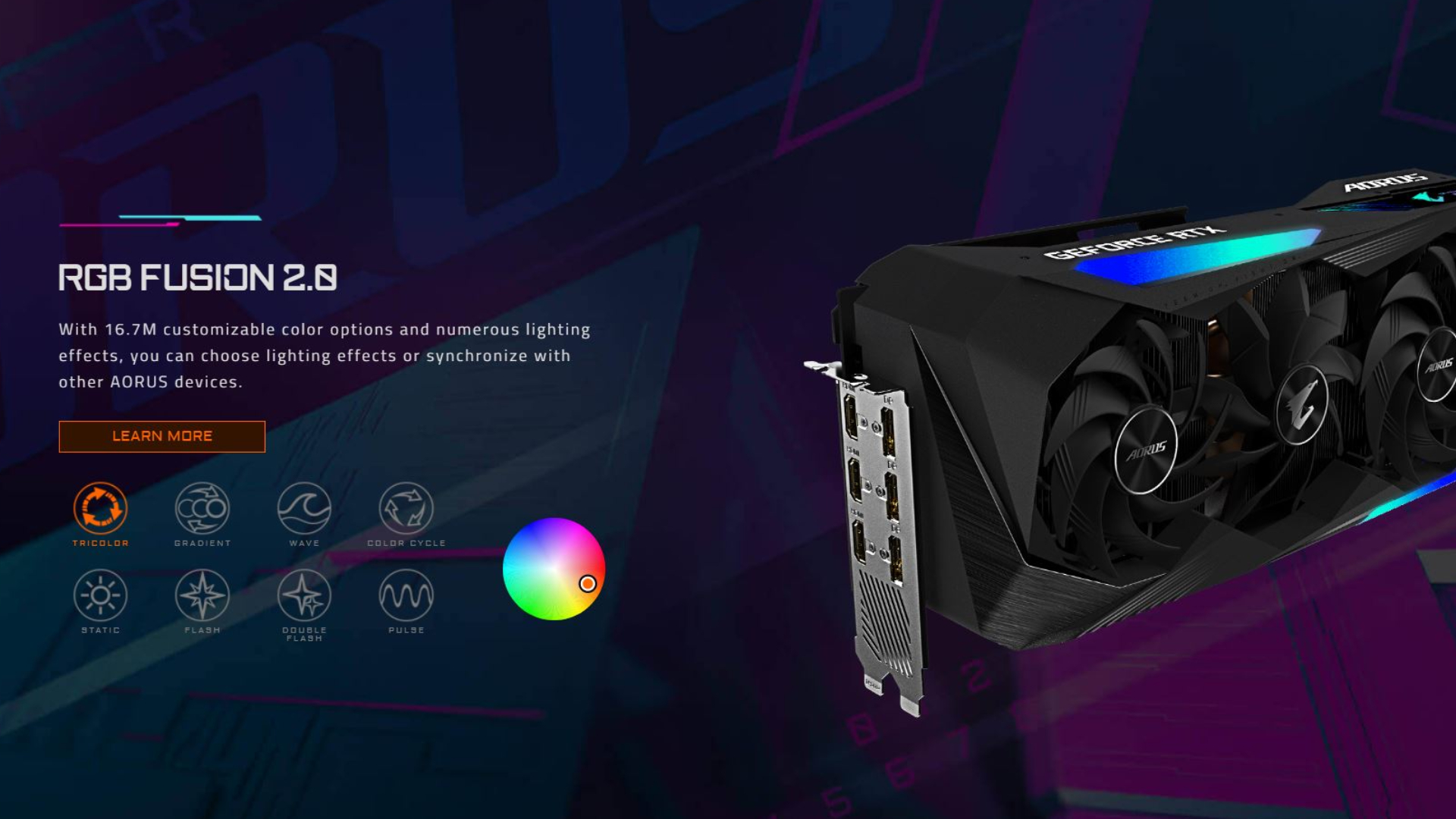 GIGABYTE Aorus RTX 3070 Ti master 8GB - 3-fans - 6144 CUDA Cores - RGB Fusion 2.0 - 8GB GDDR6X VRAM - GV-N307TAORUS M-8GD -Amman Jordan - Pccircle