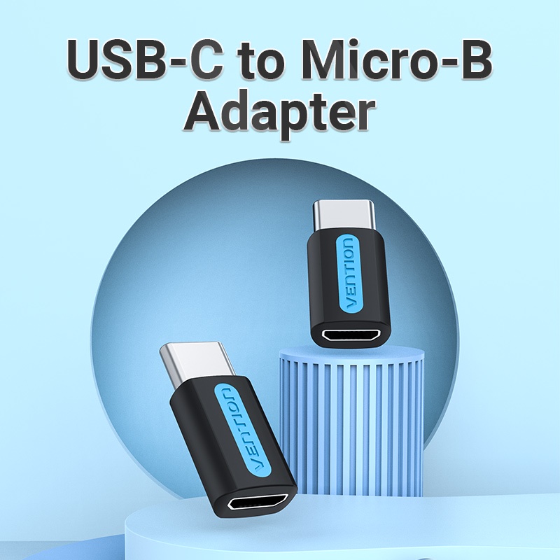 Vention USB-C Male to Micro USB 2.0 Female Adapter [ CDXB0 ]