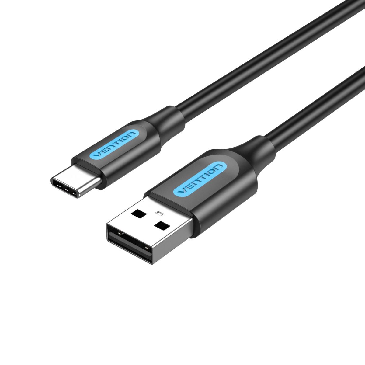 Vention Charging Cable Type-C (3A / PVC Shell Black / 0.25M) [ COKBC ]