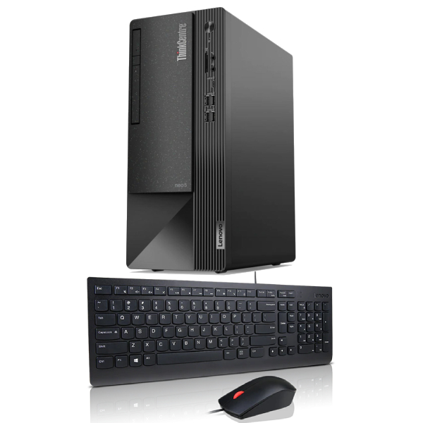 Lenovo Think Centre neo 50t Gen 3 PC desktop { i5-12th gen / 8GB DDR4 / 256GB SSD / DOS } 11se009jax