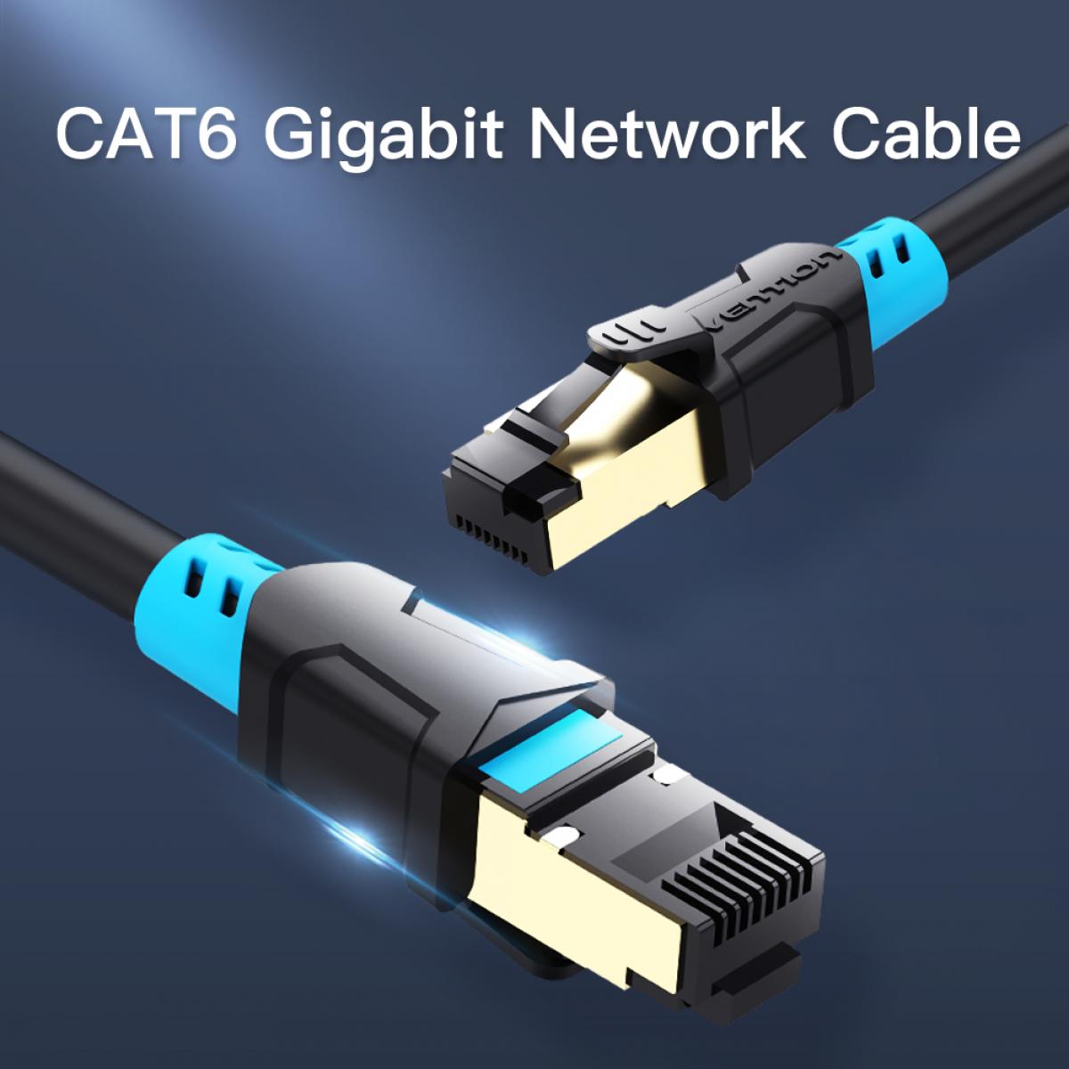 Vention Cat.6 20M SFTP Patch Cable Black A06 [ VAP-A06-B2000 ]