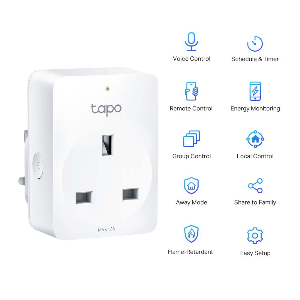 Mini Smart Wi-Fi Socket - Energy Monitoring - Tapo P110 