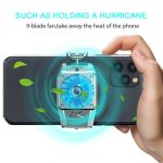 Mobile Phone Game Cooling Fan Bracket (Micro-USB / Silver) [ H-15 ]