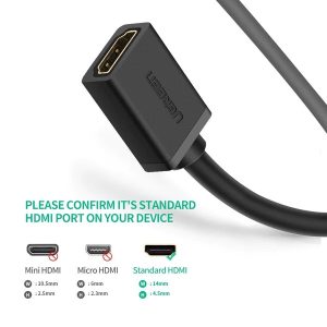 Ugreen 4K HDMI Extension Cable ( Male to Female ) - 0.5M length [ 10140 ] - Image 5