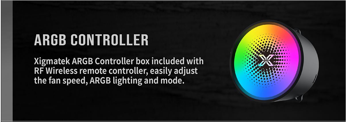 Xigmatek Liquid Killer X 240 CPU liquid cooler - ARGB - Two fans