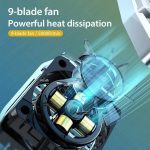 Mobile Phone Game Cooling Fan Bracket (Micro-USB / Silver) [ H-15 ]