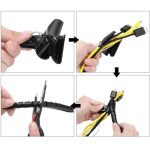Cables Organizer Black Flexible