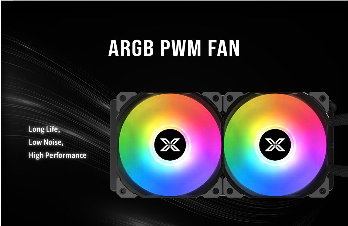 Xigmatek Liquid Killer X 240 CPU liquid cooler - ARGB - Two fans