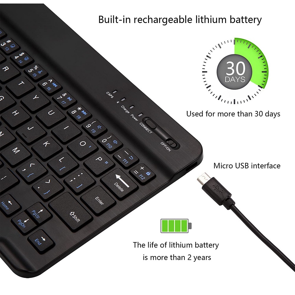 Mini Bluetooth Keyboard Black