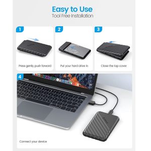 Orico 2.5 enclosure 25PW1-C3-BK-EP